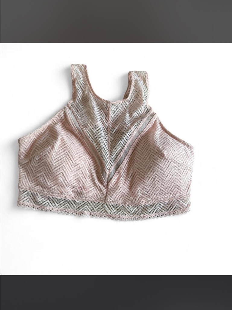 Nwot No Boundaries Pink Lace Bralette